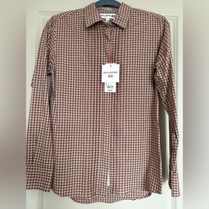 UNIQLO - Ines de la Fressange Cotton Checked Pintuck Shirt